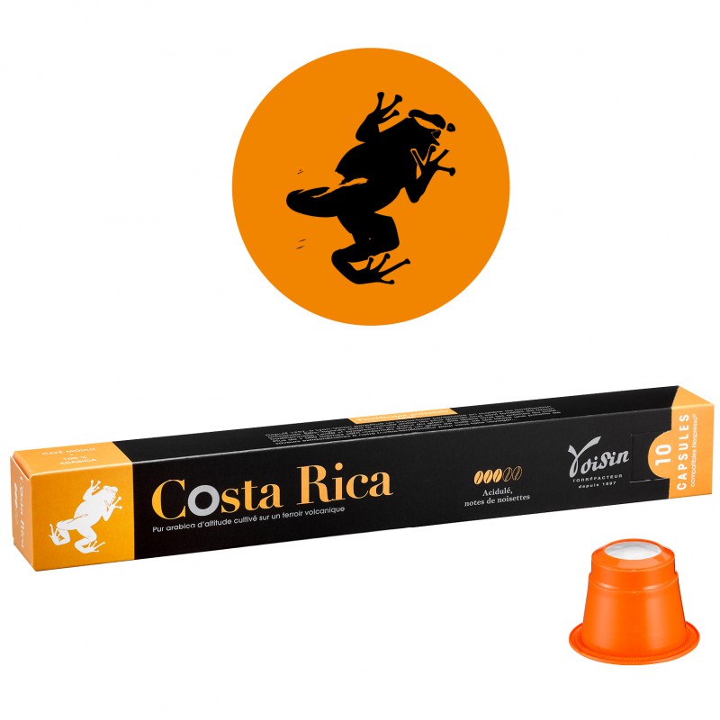 10 capsules café Costa Rica