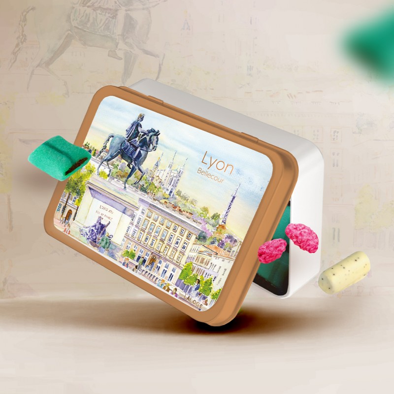 Coffret Métal Aquarelle Bellecour