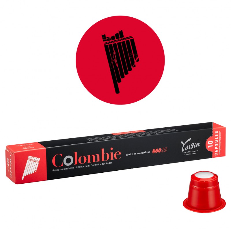 10 capsules café Colombie