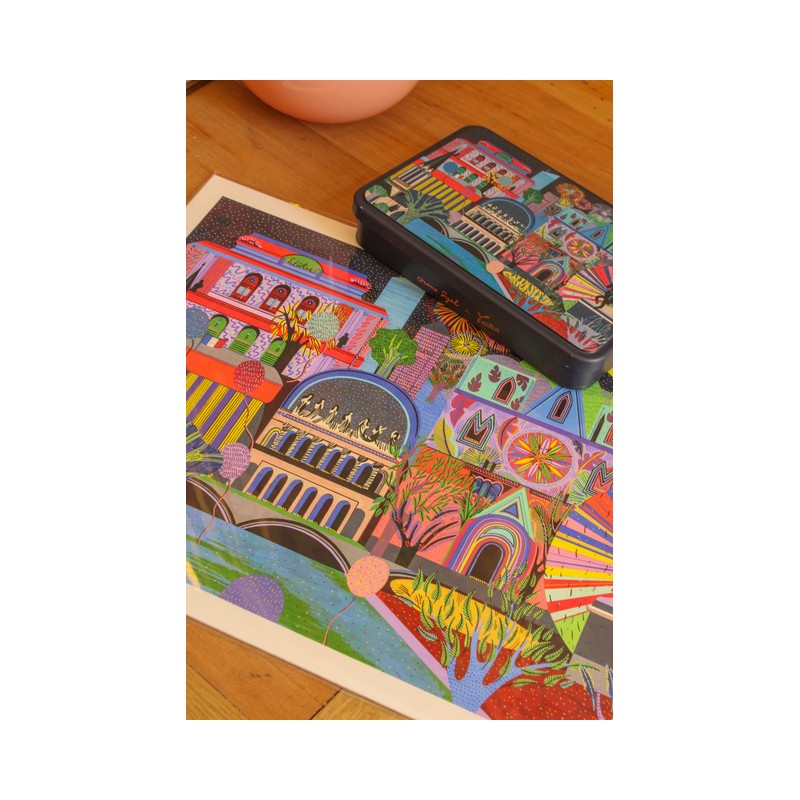 Coffret Métal Fêtes des Lumières Lyon - Collab Orane Sigal