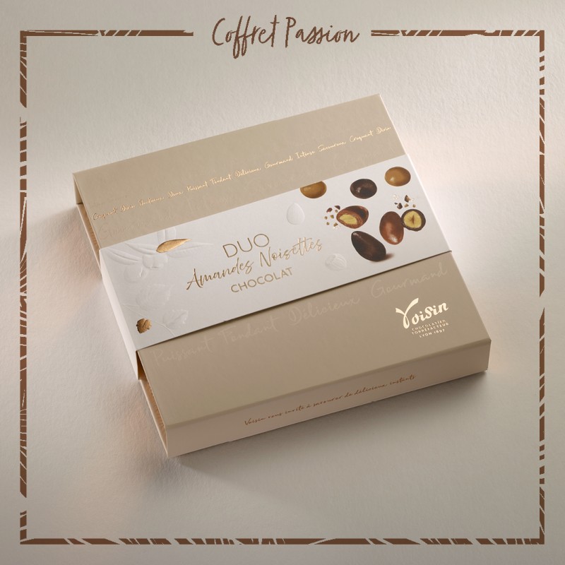 Coffret Duo Amandes Noisettes Chocolat