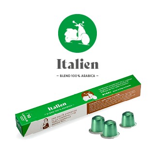 10 capsules café Italien
