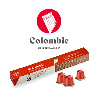 10 capsules café Colombie