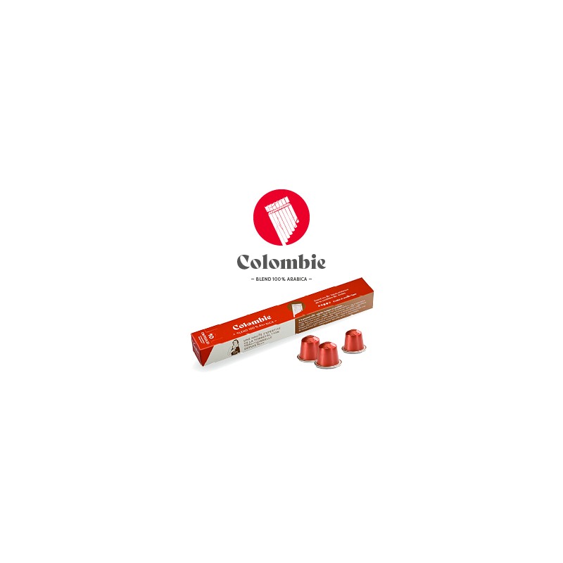 10 capsules café Colombie