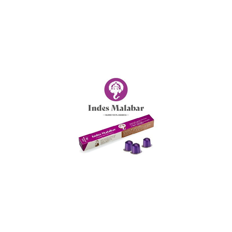 10 capsules café Indes Malabar