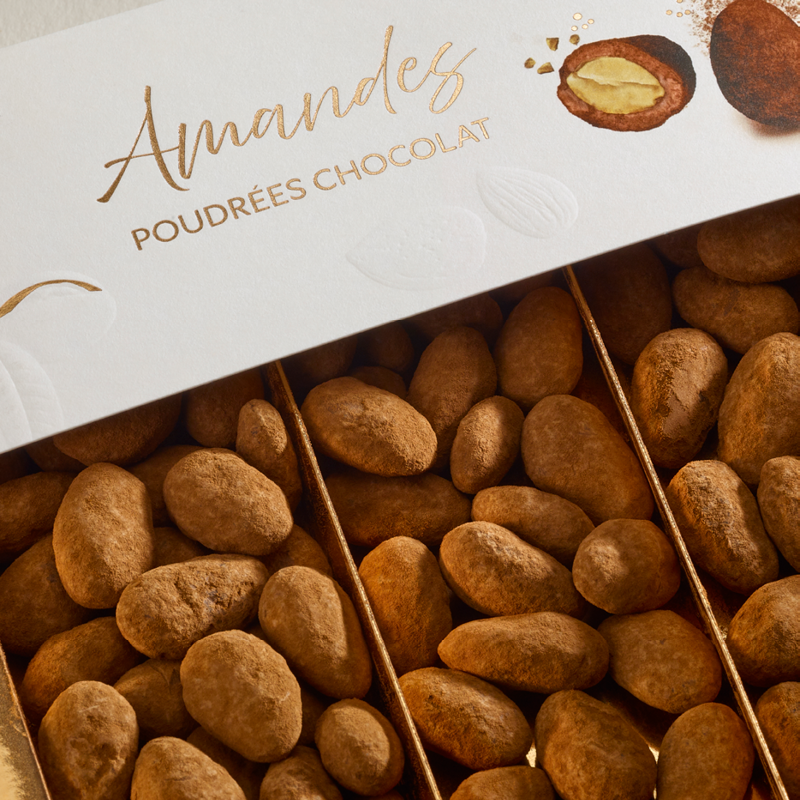 Coffret Amandes Poudrées Chocolat