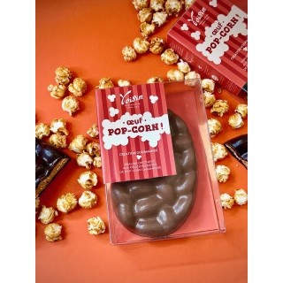 Oeuf praliné pop corn lait