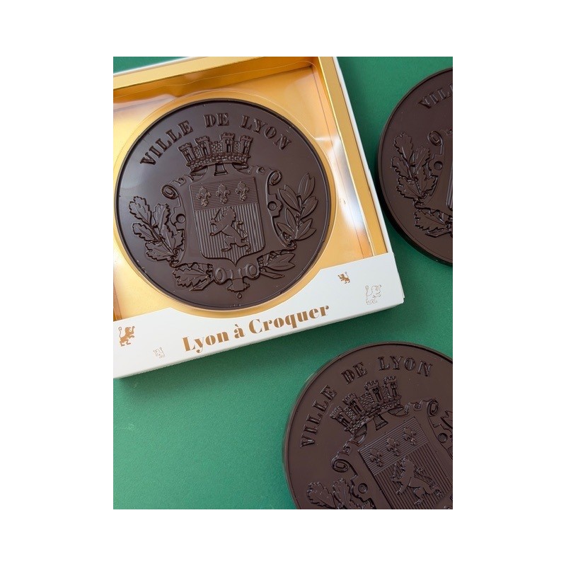 Médaille de Lyon chocolat noir