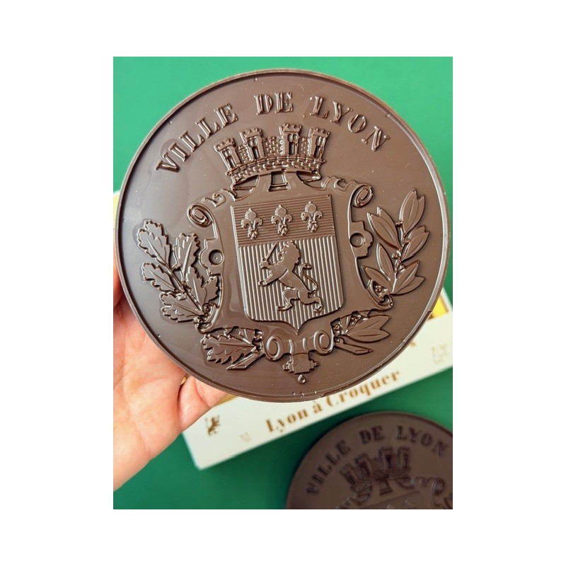 Médaille de Lyon chocolat noir