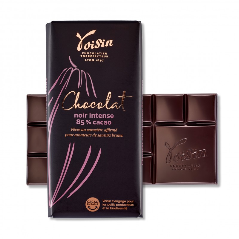 Tablette noir intense 85% cacao