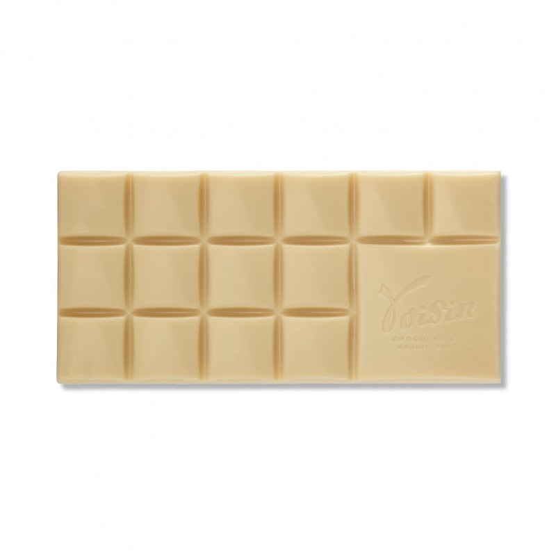 Tablette chocolat blanc ivoire
