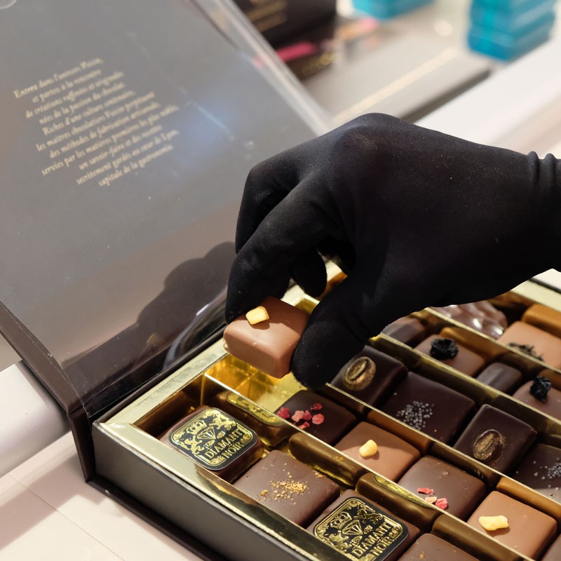 Coffret Chocolats Fins Joyeuses Fêtes