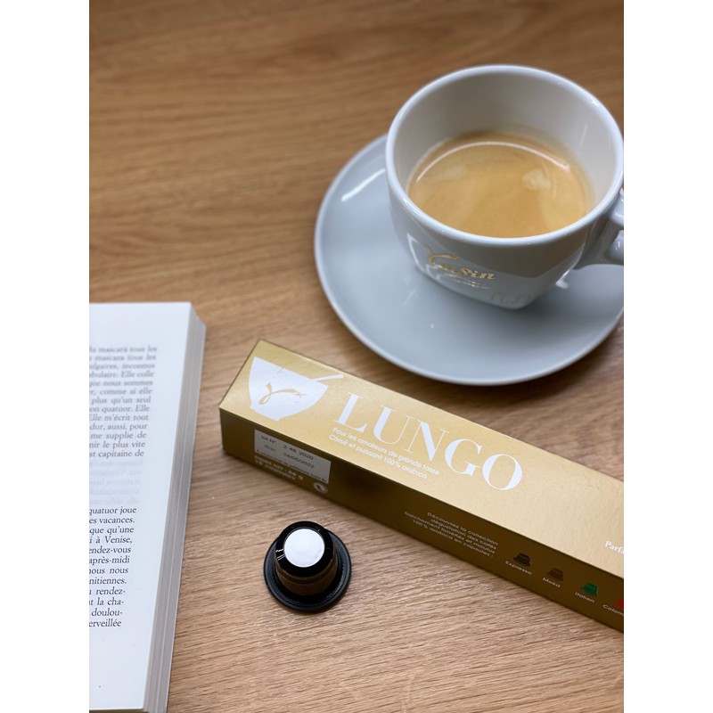 10 capsules café Lungo