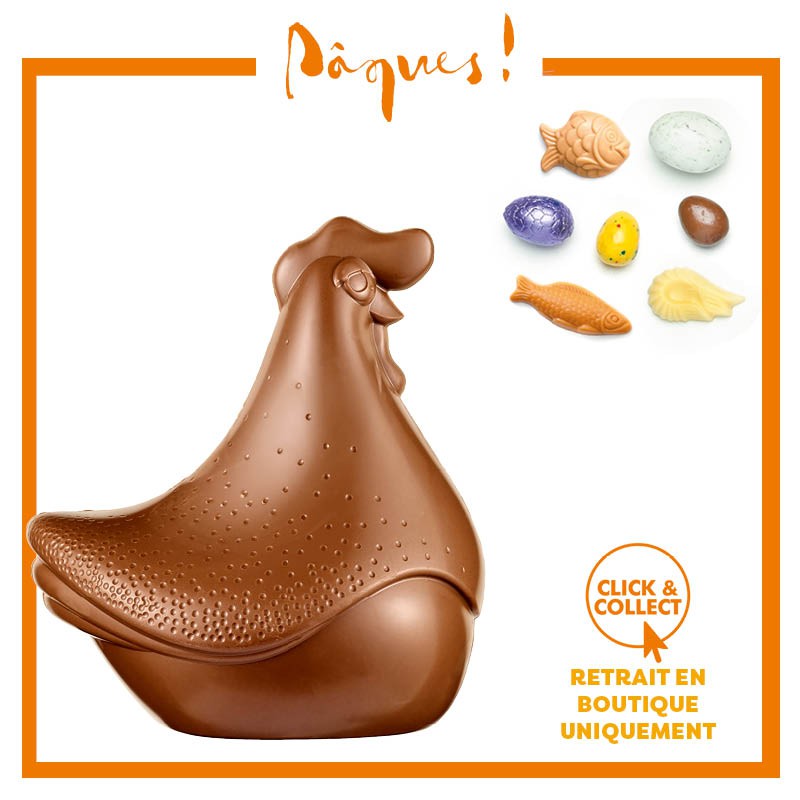 Poule Georgette lait n°5 garnie