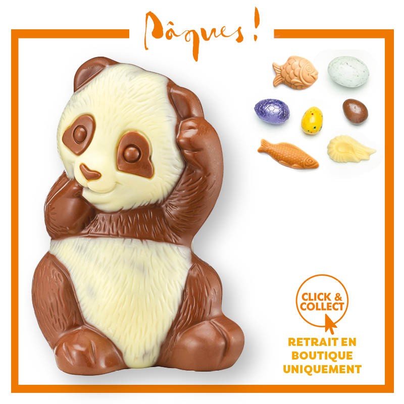 Panda géant lait garni