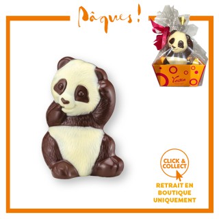 Panda noir en barquette