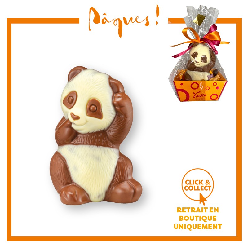 Panda lait en barquette