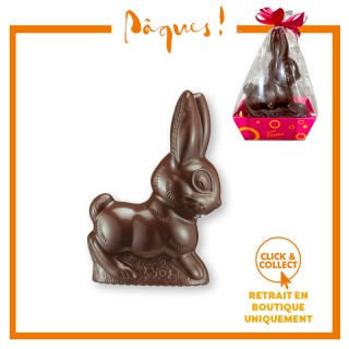 Lapin noir en barquette