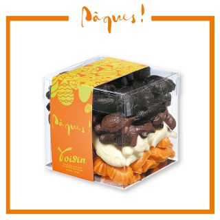 Cube friture assortiment noir, lait, blanc et orange 400g