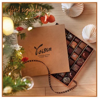Boîte de chocolats 'Grands classiques' - Voisin - Voisin chocolatier  torréfacteur